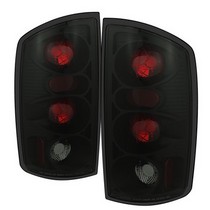 Spyder Black Smoked Euro Style Tail Lights 02-06 Dodge Ram - Click Image to Close